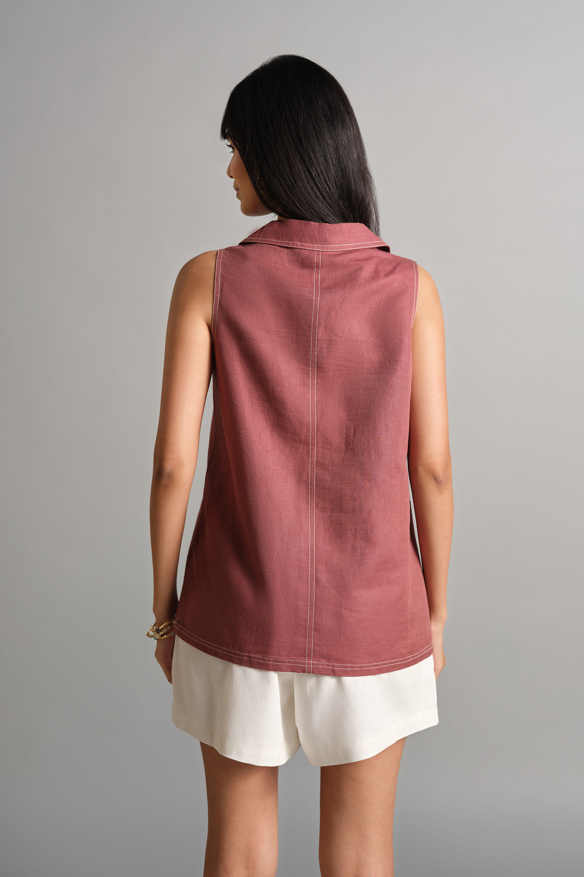 Floral Rose Top, Rose Wood, image 6